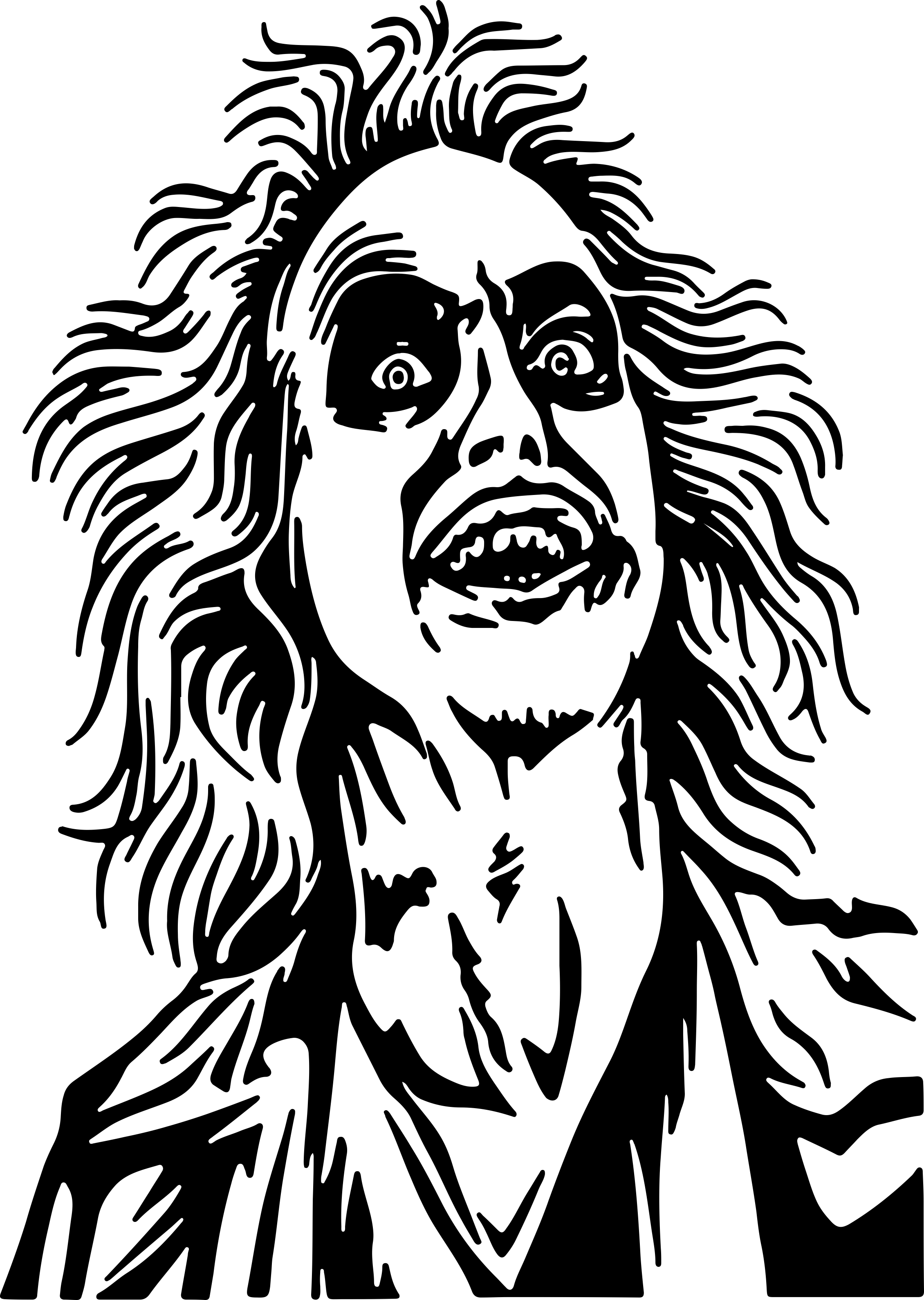 Beetlejuice 6 Contour Svg Vector Free Vectors
